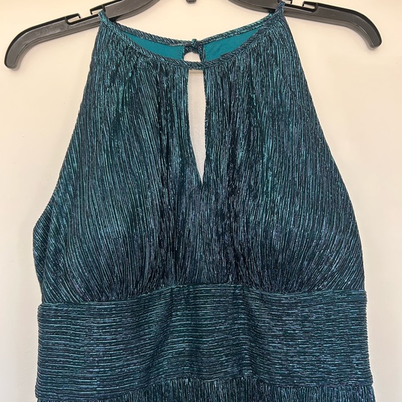 Elegant Mermaid Blue Evening Prom Dress Shimmer - Picture 10 of 11